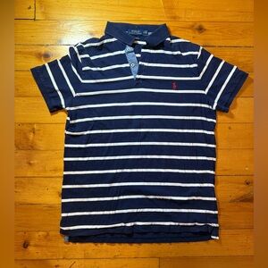 Polo Ralph Lauren Men's Regatta Striped T-Shirt, Size Large, Custom Slim Fit